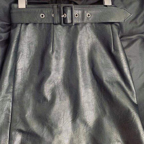 H&M Leather Skirt - Picture 1 of 2